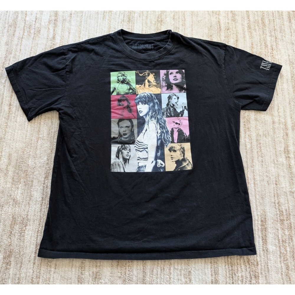 Taylor Swift The Eras Tour T Shirt Sz L Double Sided Concert Merch Band Tee Pop